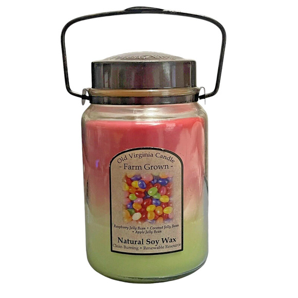Old Virginia Candle Co Other - Old Virginia Candle Farm Grown Natural Soy Wax 3 Fragrance Jelly Bean 26oz New